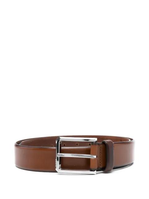 branded-buckle belt by HUGO BOSS