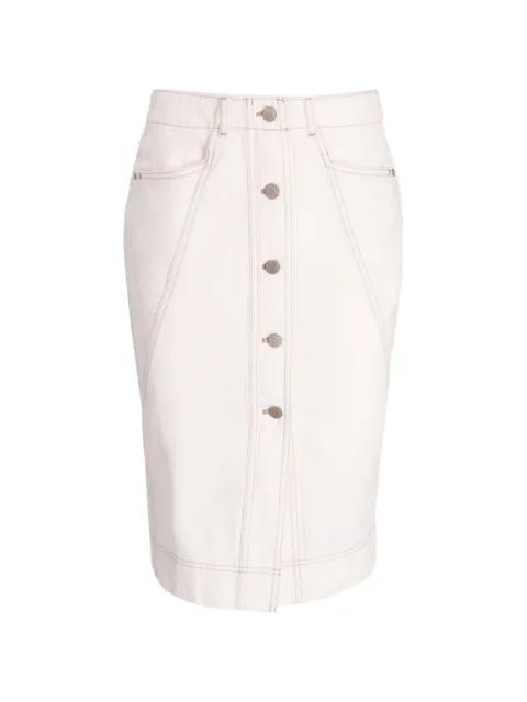 button cotton skirt by HUGO BOSS