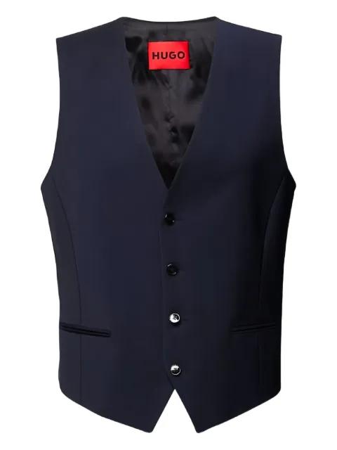 button-down waistcoat by HUGO BOSS