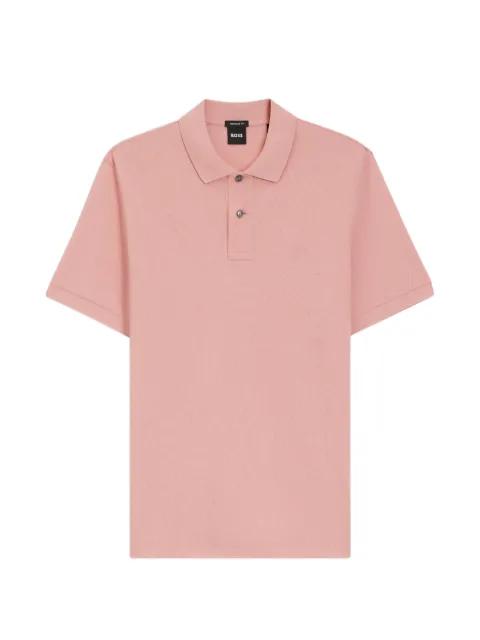 button-placket polo shirt by HUGO BOSS
