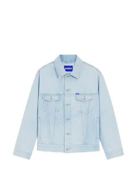 buttoned-pockets denim jacket by HUGO BOSS
