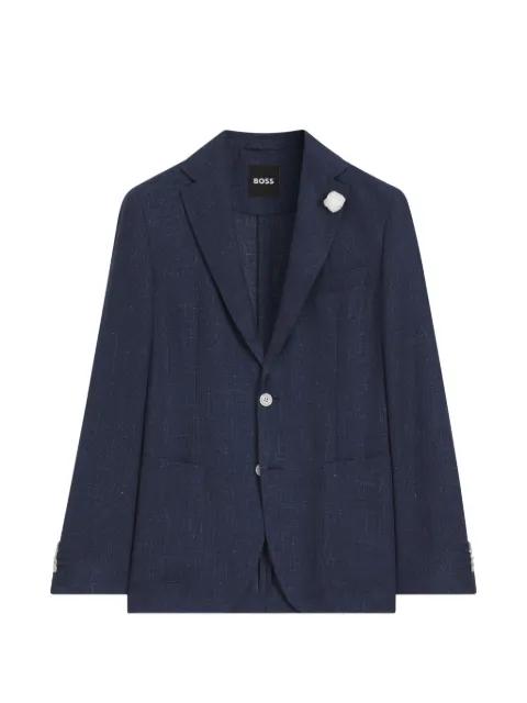 buttoned single-breasted blazer by HUGO BOSS