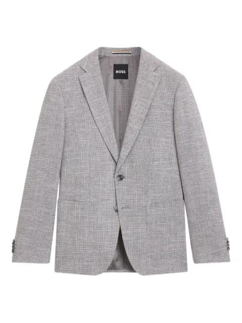 buttoned single-breasted blazer by HUGO BOSS