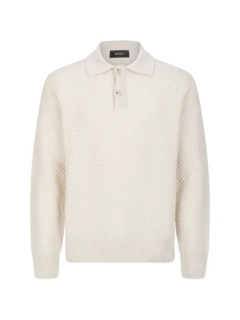 cashmere polo shirt by HUGO BOSS