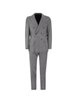 check-pattern double-breasted suit by HUGO BOSS check-pattern double-breasted suit by HUGO BOSS