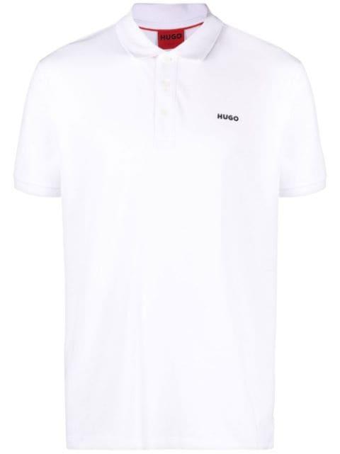 chest logo-print polo shirt by HUGO BOSS
