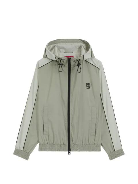 colour-block hoodied lightweight jacket by HUGO BOSS