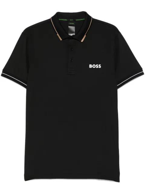 contrast-logo polo shirt in a slim fit by HUGO BOSS