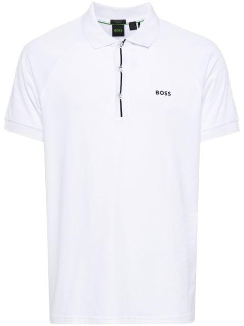 contrast panel polo shirt by HUGO BOSS