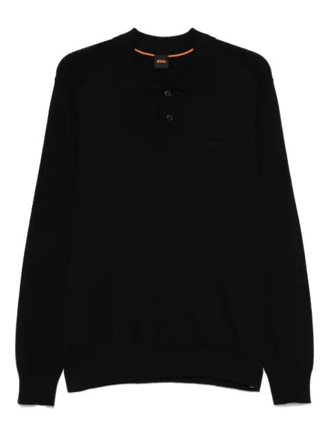 cotton-blend polo shirt by HUGO BOSS