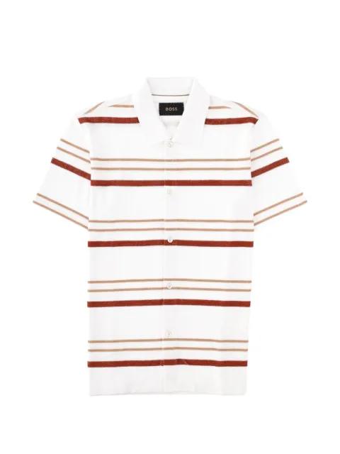cotton striped polo shirt by HUGO BOSS
