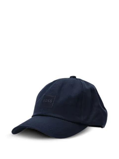 cotton-twill cap with logo patch by HUGO BOSS
