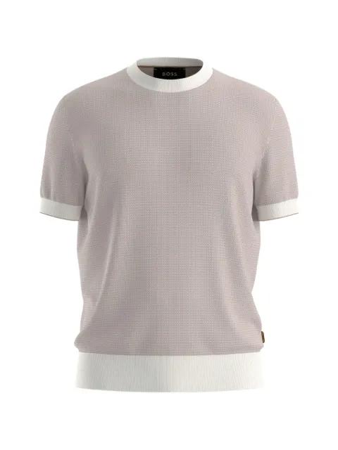 crew-neck short-sleeve sweater by HUGO BOSS