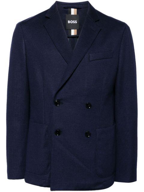 double-breasted coat by HUGO BOSS