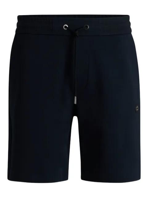 drawstring logo-patch shorts by HUGO BOSS