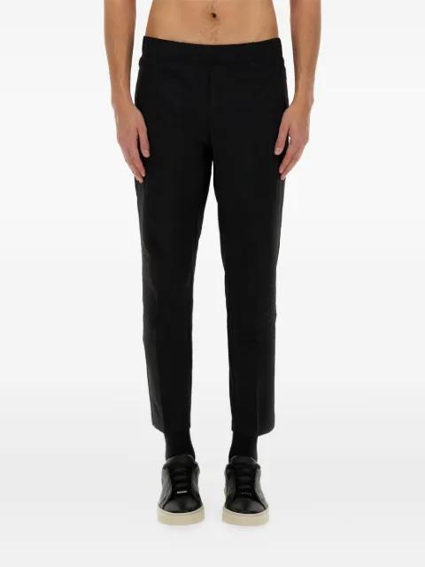 elastic-waistband straight-leg trousers by HUGO BOSS