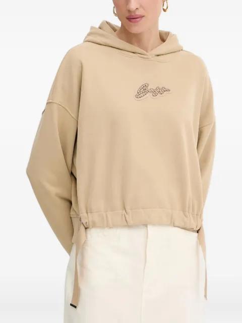 embellished-logo hoodie by HUGO BOSS