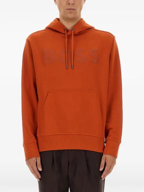 embossed-logo hoodie by HUGO BOSS