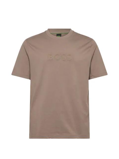 embossed short-sleeve T-shirt by HUGO BOSS