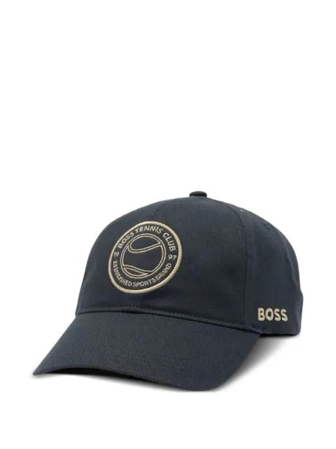 embroidered logo baseball hat by HUGO BOSS