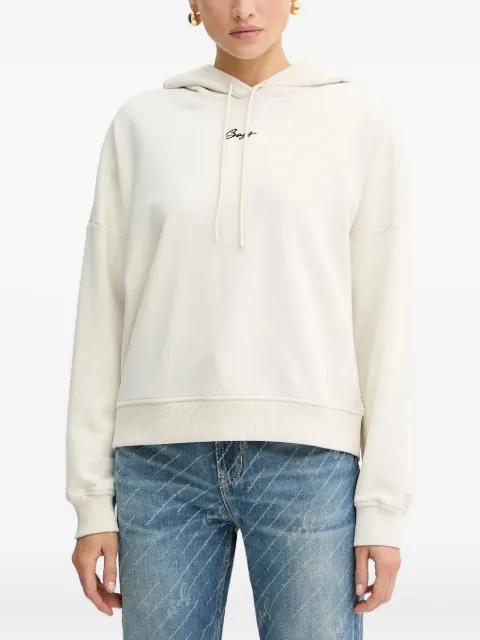 embroidered-logo hoodie by HUGO BOSS