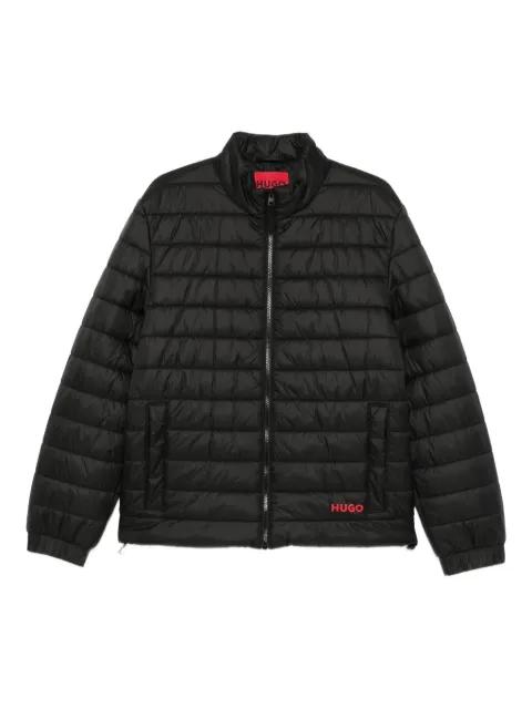 embroidered-logo padded jacket by HUGO BOSS