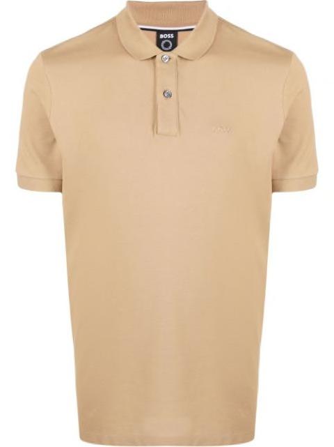 embroidered-logo polo shirt by HUGO BOSS