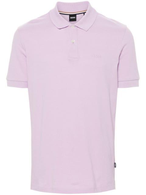 embroidered-logo polo shirt by HUGO BOSS
