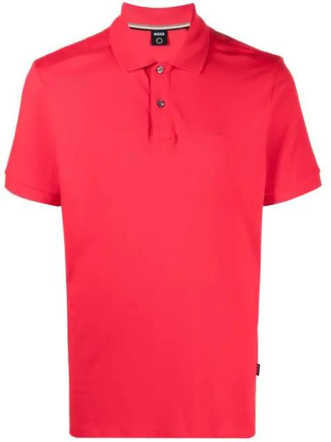 embroidered logo polo shirt by HUGO BOSS