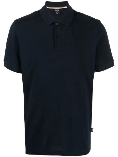 embroidered logo polo shirt by HUGO BOSS