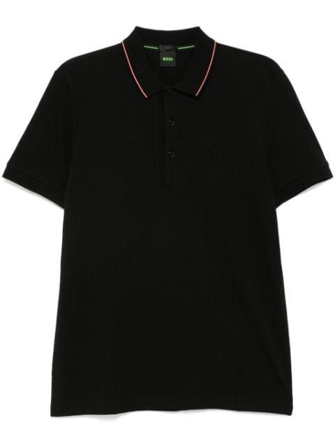 embroidered logo polo shirt by HUGO BOSS