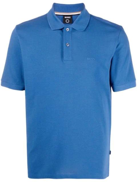 embroidered-logo polo shirt by HUGO BOSS