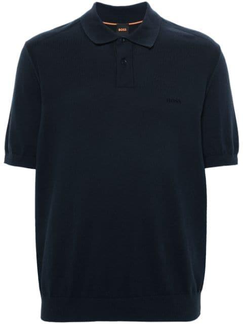 fine-knit polo shirt by HUGO BOSS