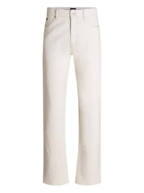five-pocket brushed denim jeans by HUGO BOSS