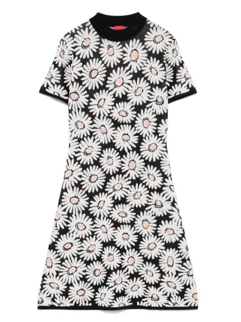 floral-jacquard mini dress by HUGO BOSS