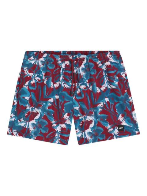 floral-pattern swim shorts by HUGO BOSS