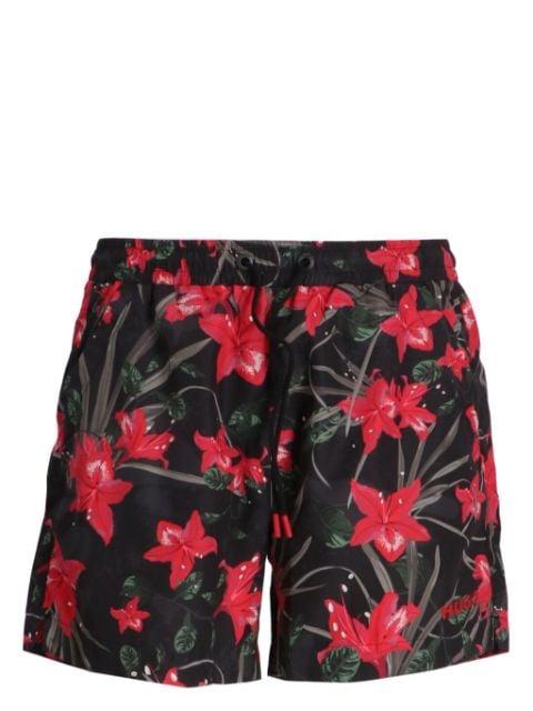 floral-print swim shorts by HUGO BOSS