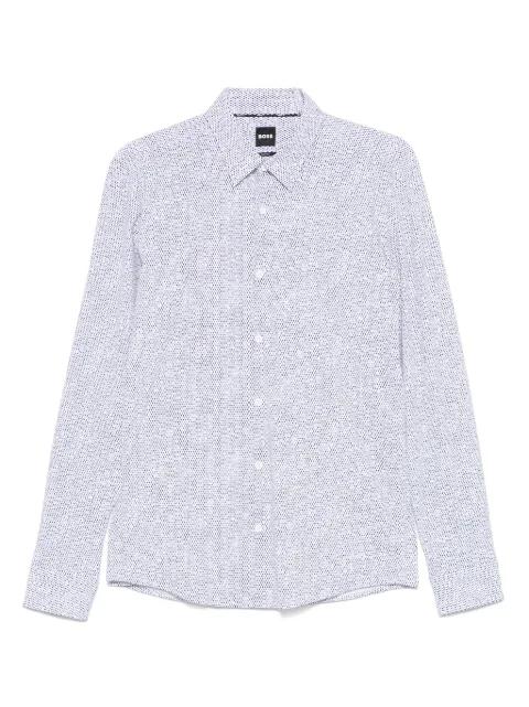 geometric-print shirt by HUGO BOSS