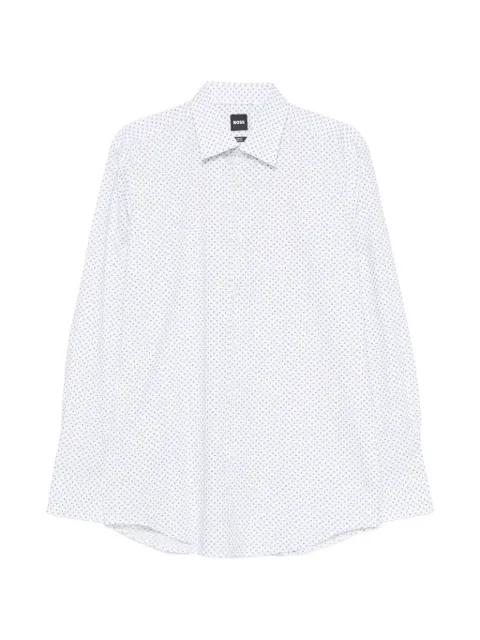 geometric-print shirt by HUGO BOSS
