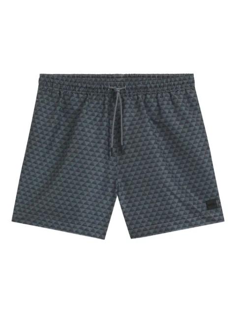 geometric-print swim shorts by HUGO BOSS