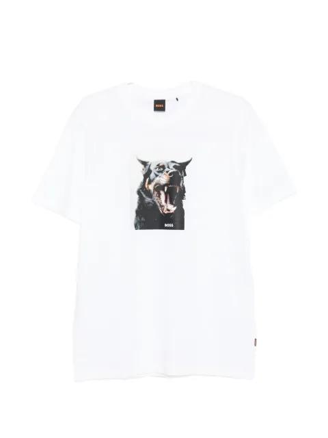 graphic-print T-shirt by HUGO BOSS