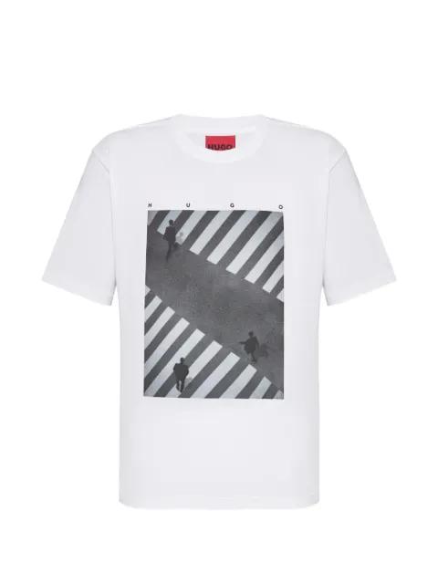 graphic-print T-shirt by HUGO BOSS