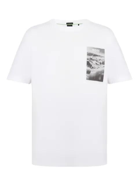 graphic-print T-shirt by HUGO BOSS