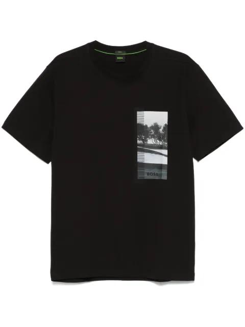 graphic-print T-shirt by HUGO BOSS