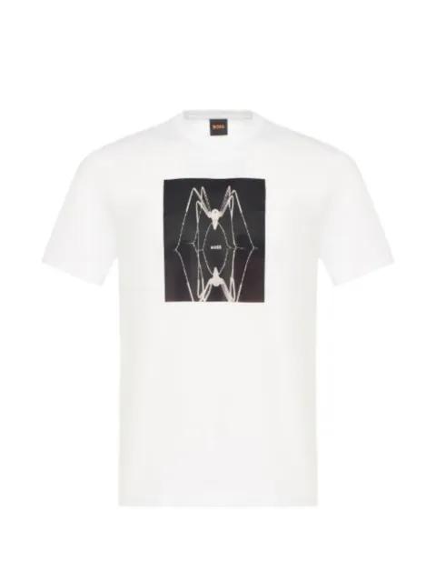 graphic-print crew-neck T-shirt by HUGO BOSS