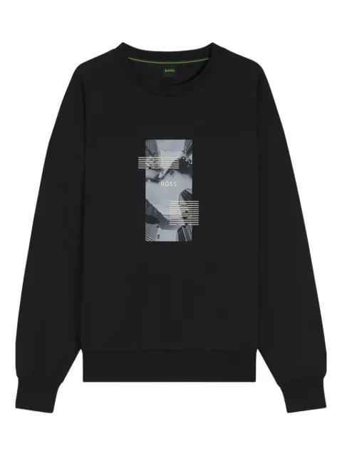 graphic-print sweatshirt by HUGO BOSS