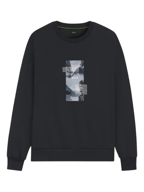 graphic-print sweatshirt by HUGO BOSS