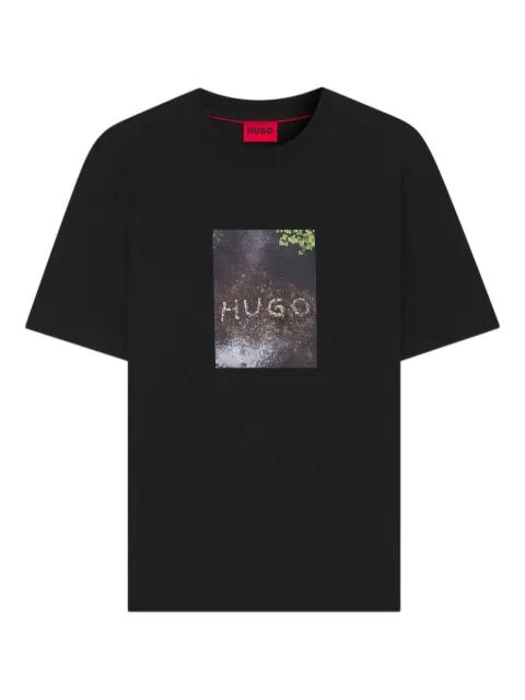 graphic-print t-shirt by HUGO BOSS