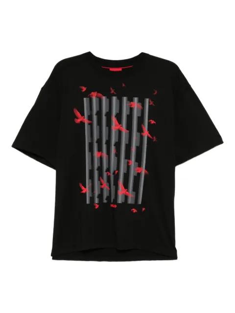 graphic-printed T-shirt by HUGO BOSS