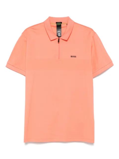 half-zip polo shirt by HUGO BOSS